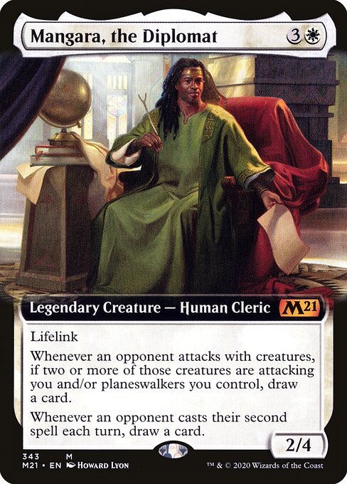 Mangara, the Diplomat (343) [Core Set 2021] [Extended Art]
