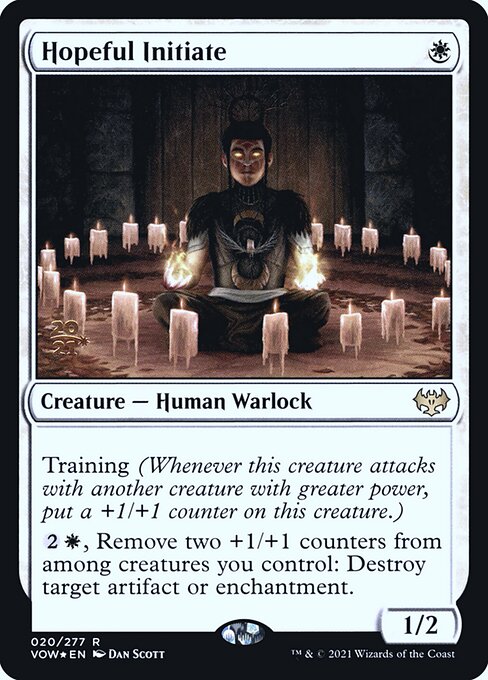 Hopeful Initiate (20s) [Innistrad: Crimson Vow Promos]