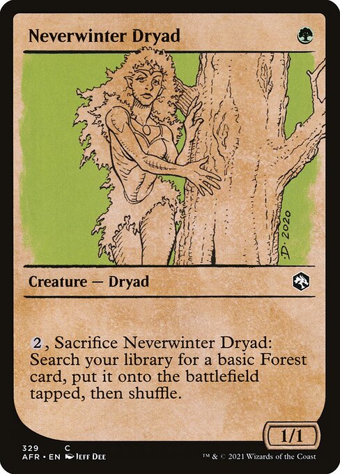 Neverwinter Dryad (329) [Adventures in the Forgotten Realms] [Showcase]
