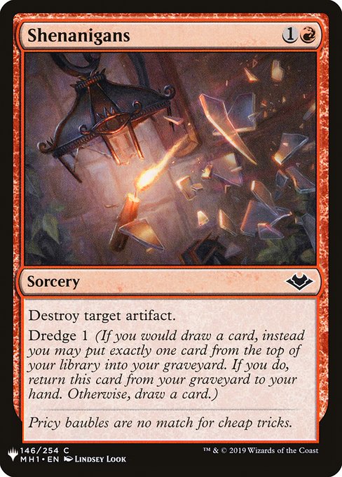 Shenanigans (MH1-146) [The List]
