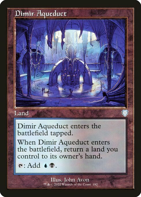 Dimir Aqueduct (182) [The Brothers' War Commander]