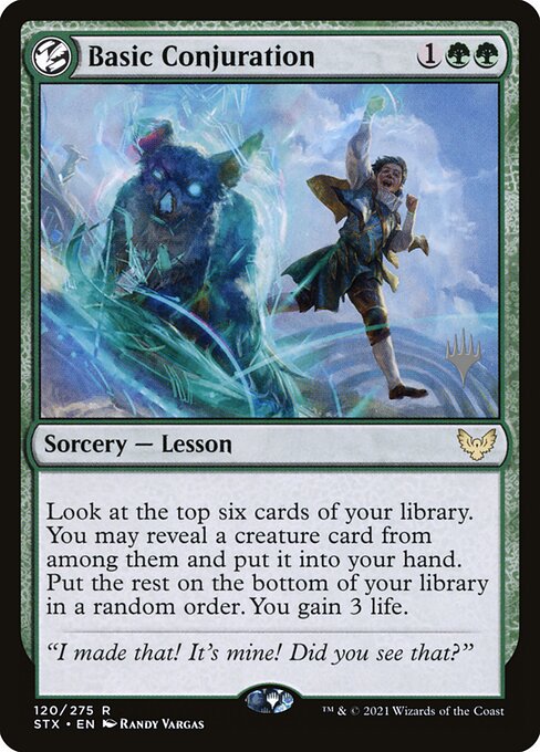 Basic Conjuration (120p) [Strixhaven: School of Mages Promos]