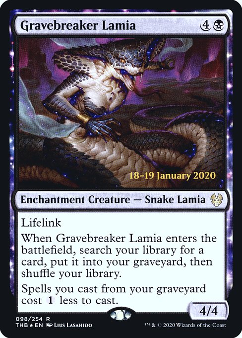 Gravebreaker Lamia (98s) [Theros Beyond Death Promos]