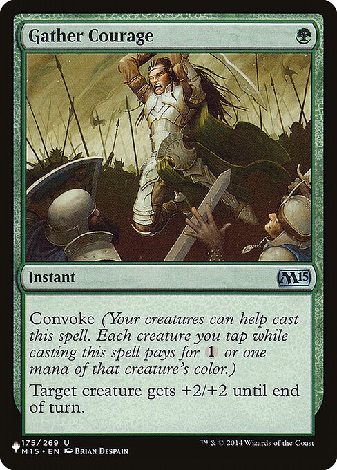 Gather Courage (M15-175) [The List]