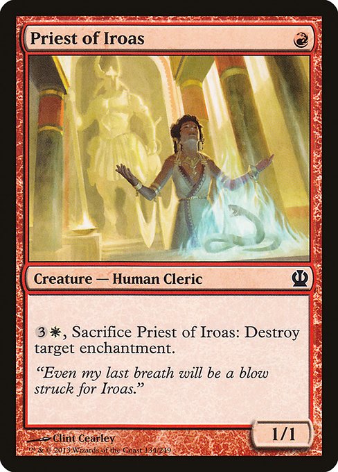 Priest of Iroas (134) [Theros]
