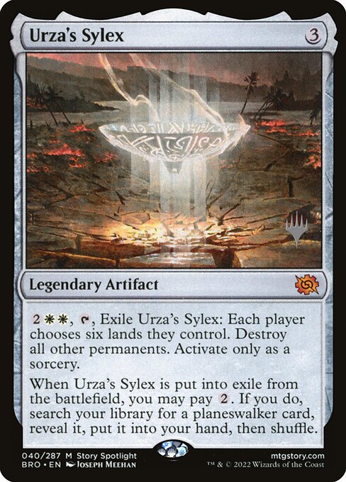 Urza's Sylex (40p) [The Brothers' War Promos]