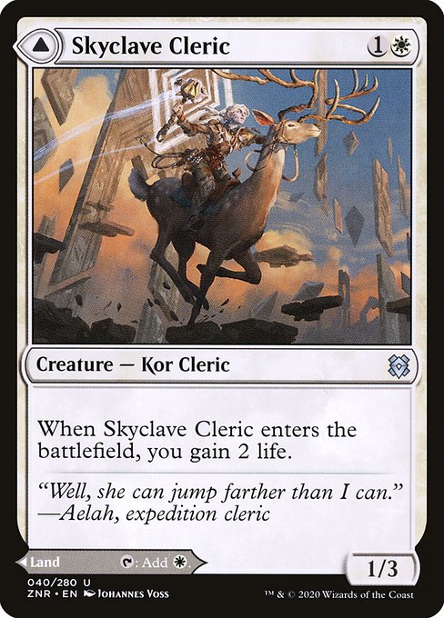 Skyclave Cleric // Skyclave Basilica (40) [Zendikar Rising]