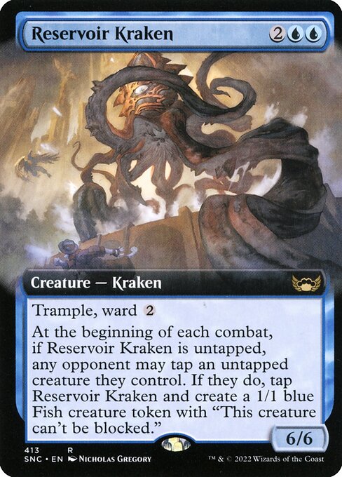 Reservoir Kraken (413) [Streets of New Capenna] [Extended Art]