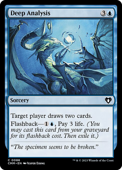 Deep Analysis (86) [Commander Masters]