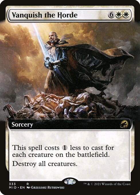 Vanquish the Horde (333) [Innistrad: Midnight Hunt] [Extended Art]
