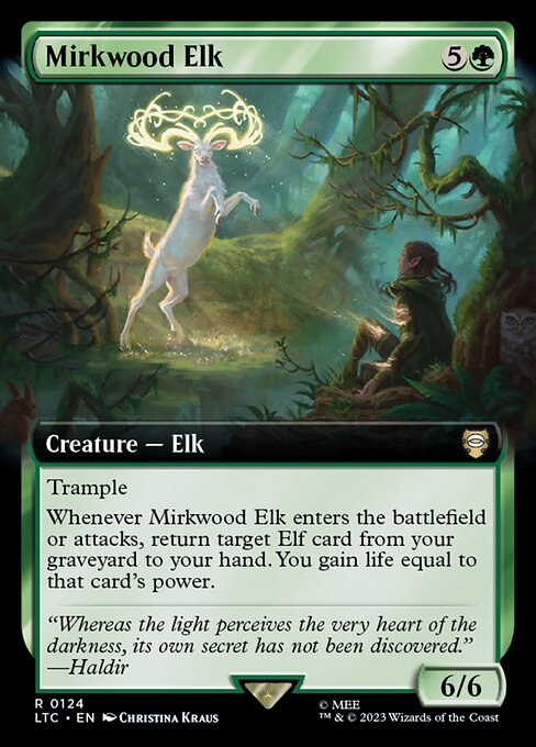 Mirkwood Elk (124) [Tales of Middle-earth Commander] [Extended Art]