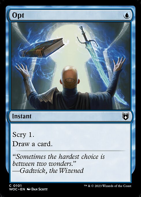 Opt (101) [Wilds of Eldraine Commander]