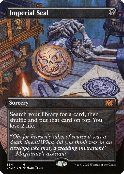 Imperial Seal (354) [Double Masters 2022] [Borderless]