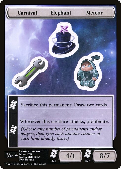 Carnival Elephant Meteor (7) [Unfinity Sticker Sheets]