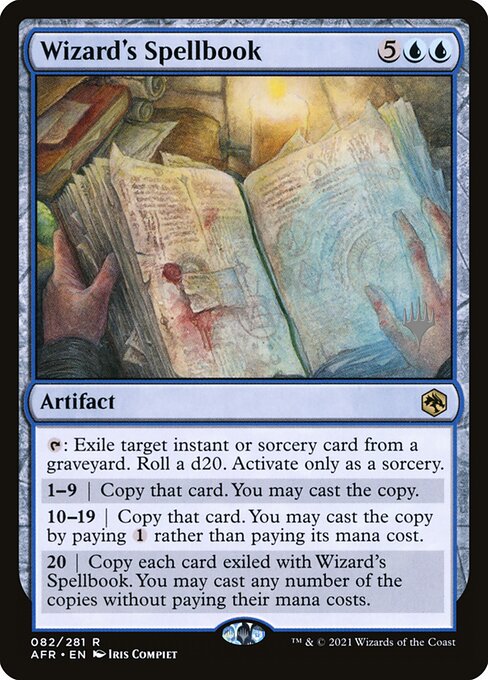 Wizard's Spellbook (82p) [Adventures in the Forgotten Realms Promos]
