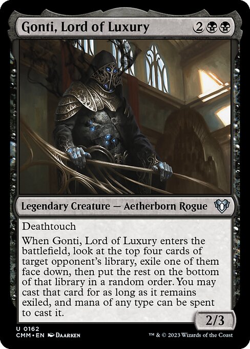 Gonti, Lord of Luxury (162) [Commander Masters]