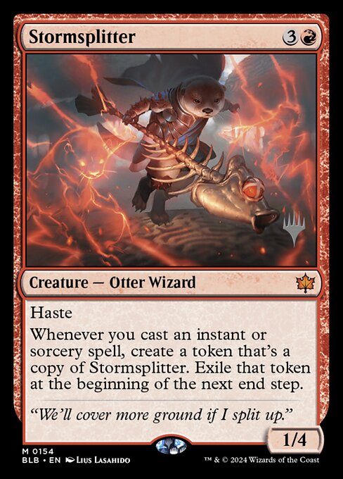 Stormsplitter (154p) [Bloomburrow Promos]