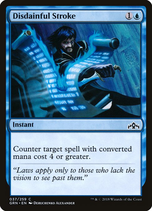 Disdainful Stroke (37) [Guilds of Ravnica]