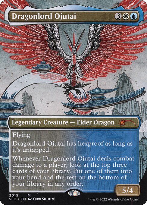 Dragonlord Ojutai (2015) [Secret Lair 30th Anniversary Countdown Kit] [Borderless]