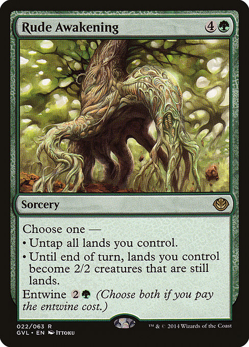 Rude Awakening (22) [Duel Decks Anthology: Garruk vs. Liliana]