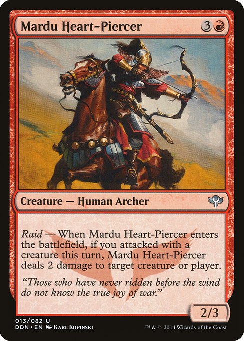 Mardu Heart-Piercer (13) [Duel Decks: Speed vs. Cunning]