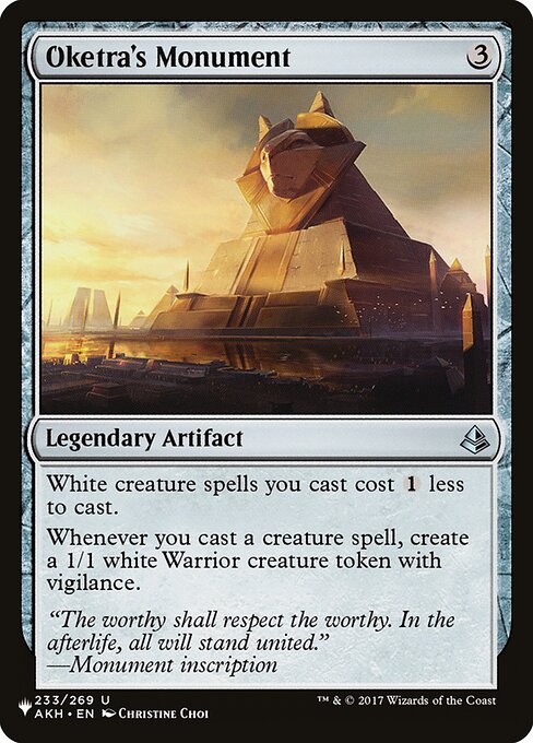 Oketra's Monument (AKH-233) [The List]