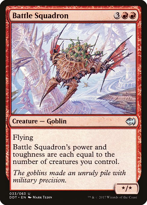 Battle Squadron (33) [Duel Decks: Merfolk vs. Goblins]