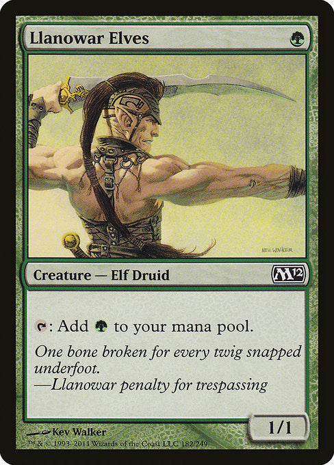 Llanowar Elves (182) [Magic 2012]