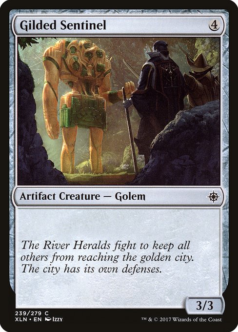 Gilded Sentinel (239) [Ixalan]
