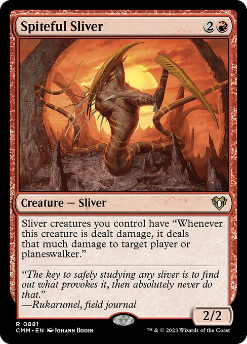 Spiteful Sliver (881) [Commander Masters]