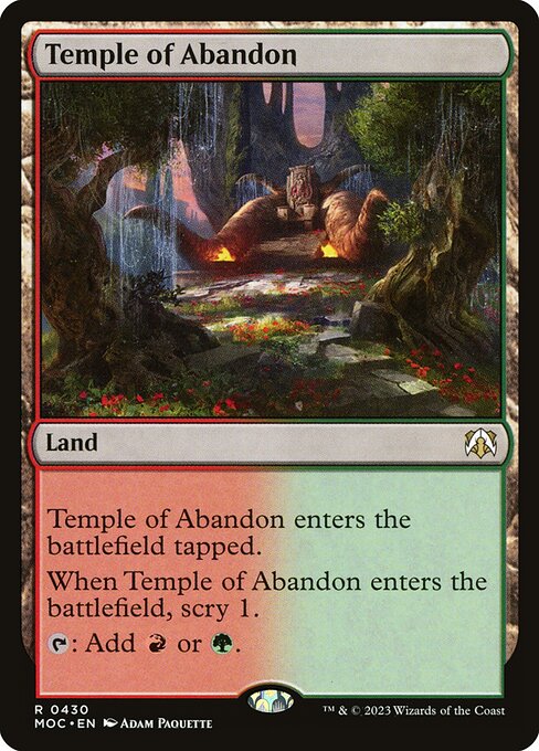 Temple of Abandon (430) [March of the Machine Commander]