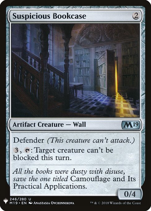 Suspicious Bookcase (M19-246) [The List]