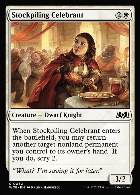 Stockpiling Celebrant (32) [Wilds of Eldraine]