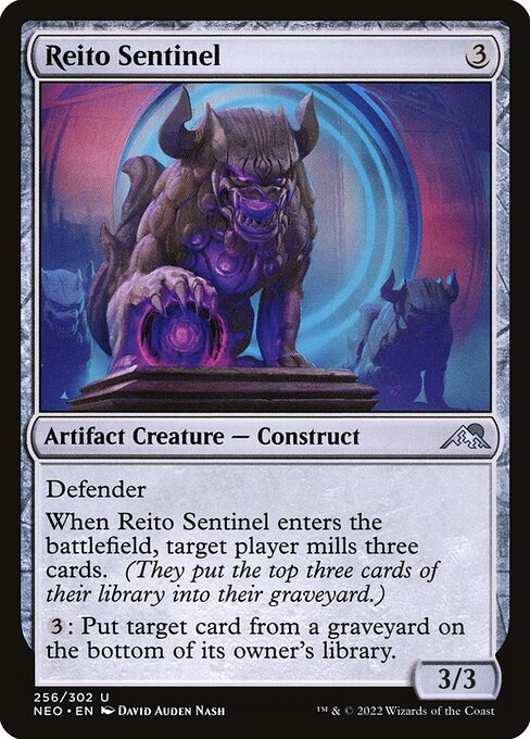 Reito Sentinel (256) [Kamigawa: Neon Dynasty]