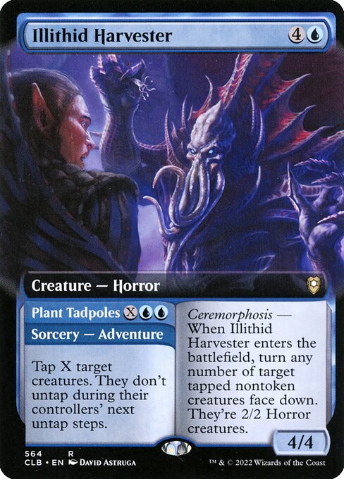 Illithid Harvester // Plant Tadpoles (564) [Commander Legends: Battle for Baldur's Gate] [Extended Art]