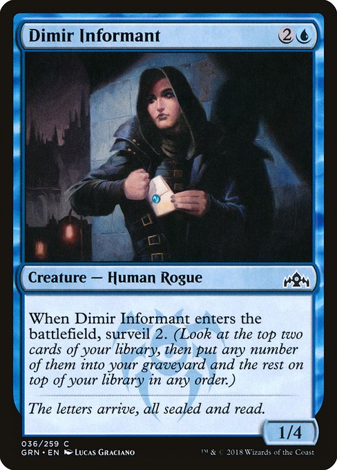 Dimir Informant (36) [Guilds of Ravnica]