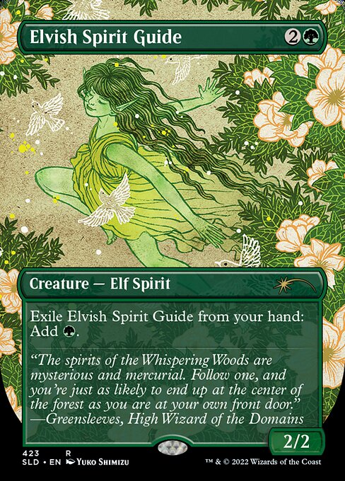 Elvish Spirit Guide (423) [Secret Lair Drop] [Borderless]