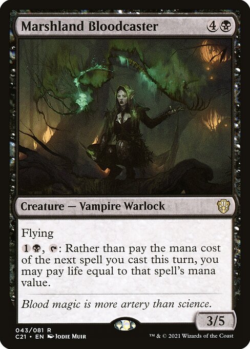 Marshland Bloodcaster (43) [Commander 2021]