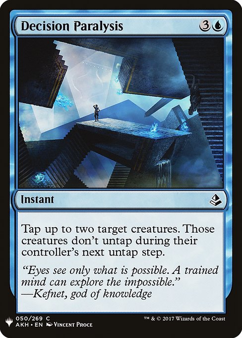 Decision Paralysis (AKH-50) [The List]