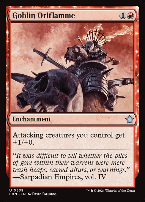 Goblin Oriflamme (539) [Foundations]