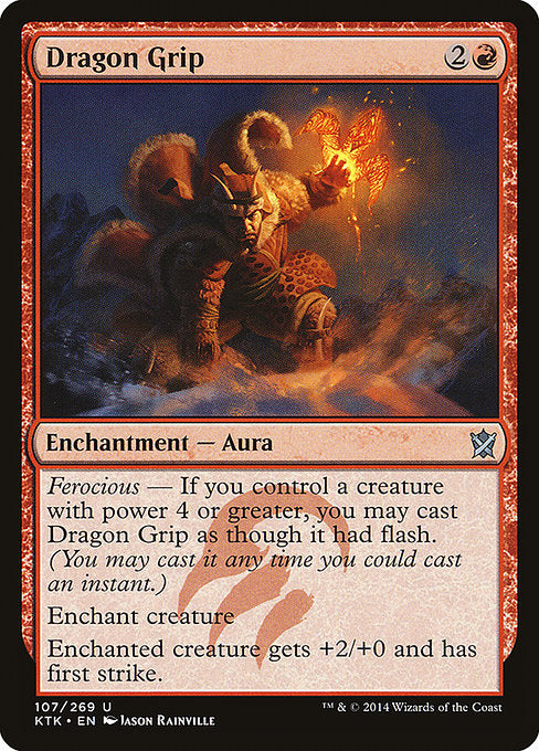 Dragon Grip (107) [Khans of Tarkir]