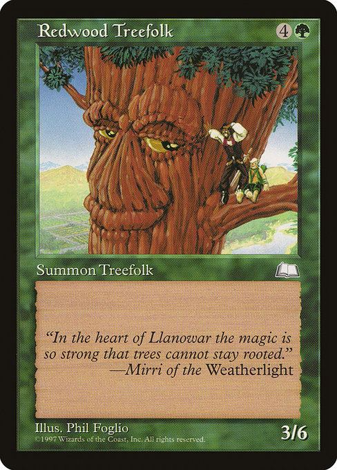 Redwood Treefolk (138) [Weatherlight]