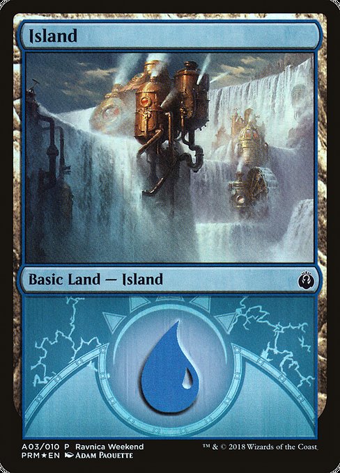 Island (A03) [GRN Ravnica Weekend]
