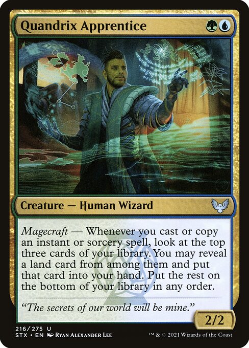 Quandrix Apprentice (216) [Strixhaven: School of Mages]