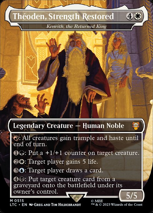 Kenrith, the Returned King (515) [Tales of Middle-earth Commander] [Borderless]