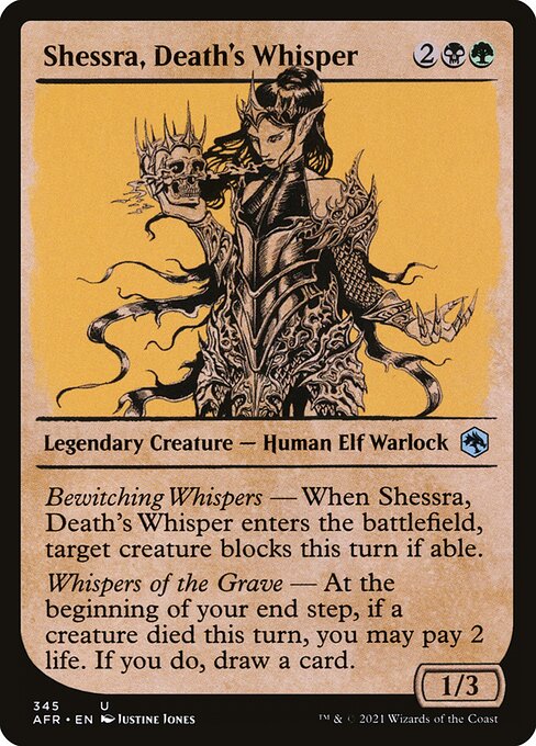 Shessra, Death's Whisper (345) [Adventures in the Forgotten Realms] [Showcase]