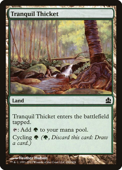 Tranquil Thicket (292) [Commander 2011]
