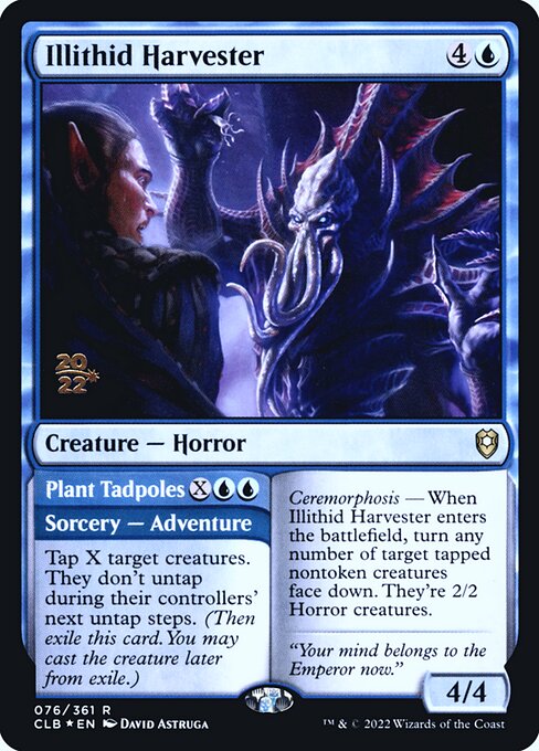 Illithid Harvester // Plant Tadpoles (76s) [Battle for Baldur's Gate Promos]