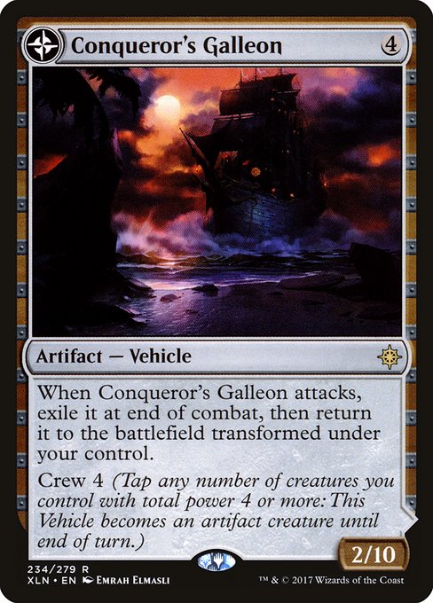 Conqueror's Galleon // Conqueror's Foothold (234) [Ixalan]