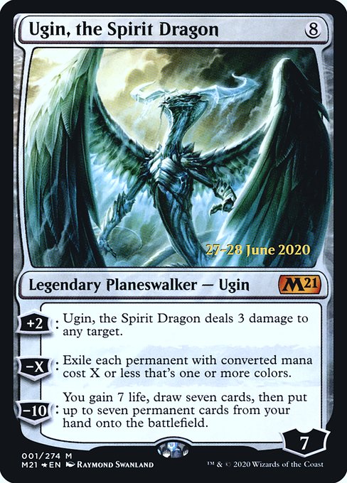 Ugin, the Spirit Dragon (1s) [Core Set 2021 Promos]
